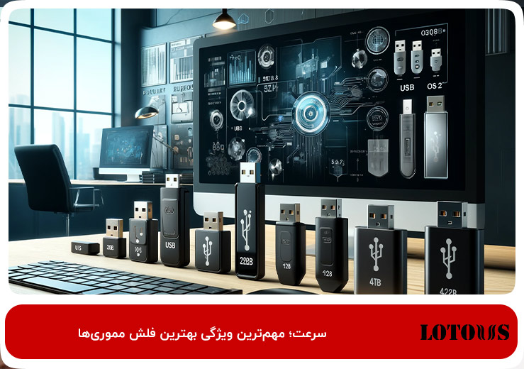 بررسی ویژگی‌های بهترین مدل فلش مموری