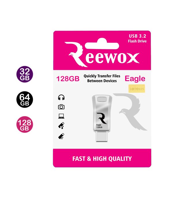 فلش مموری 128 گیگ OTG Type-c ریووکس Eagle - تصویر 3