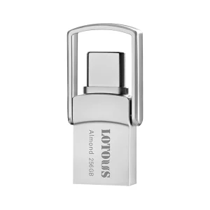 فلش مموری 256 گیگ OTG Type-C لوتوس Almond