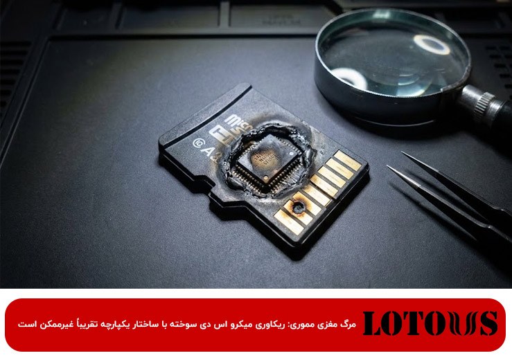 ریکاوری Micro SD سوخته