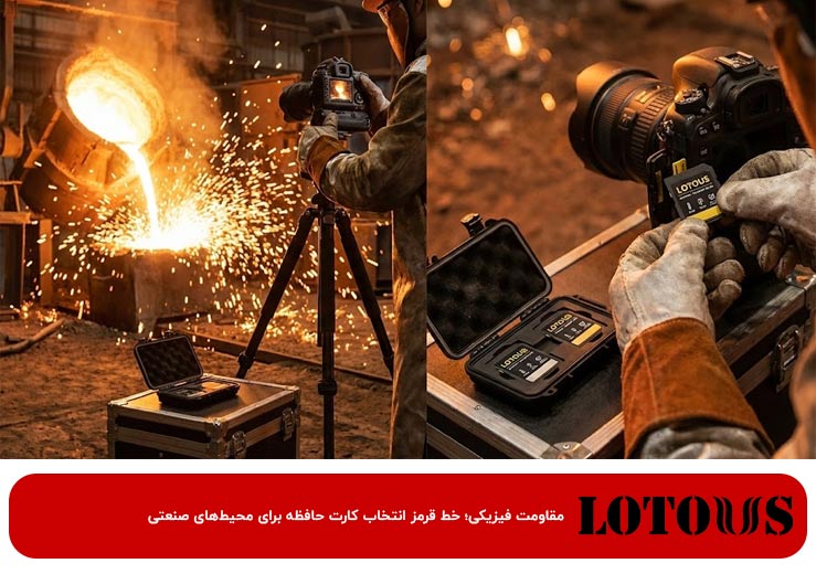 کارت حافظه مناسب عکاسی صنعتی